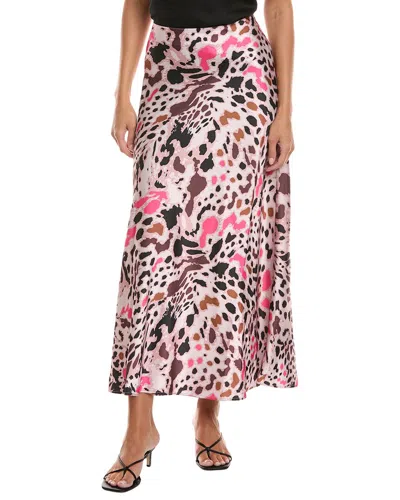 Tyler Boe Edie Charmeuse Maxi Skirt In Multi