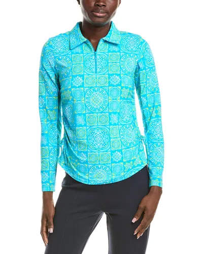 Ibkul Adjustable Length Top In Blue