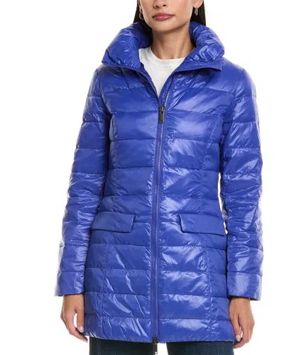 Tyler Boe Tracker Puffer Coat In Sapphire In Blue