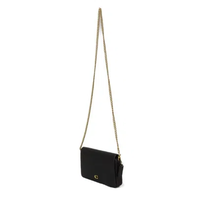 Pre-owned Coach Signature Black Shoulder Bag Sling Bag ()