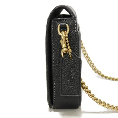 Pre-owned Coach Signature Black Shoulder Bag Sling Bag ()