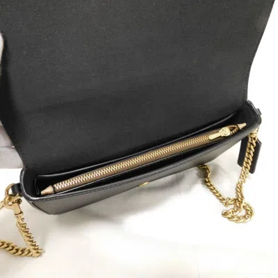 Pre-owned Coach Signature Black Shoulder Bag Sling Bag ()