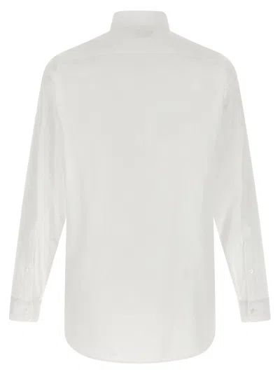 Balenciaga Standard Cotton Long Sleeve Shirt In White
