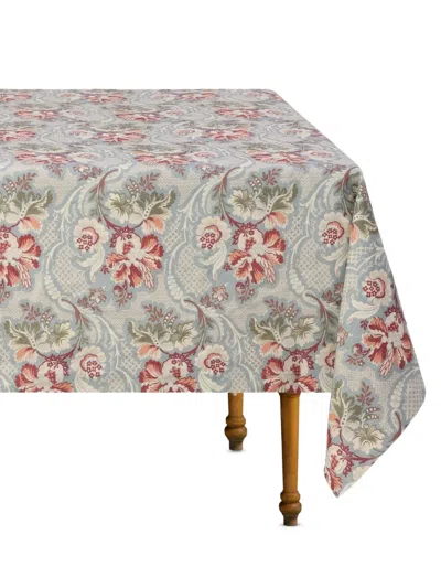 Cabana Iris Linen Tablecloth (320cm X 170cm) In Multi