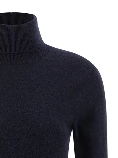 Balenciaga Standard Turtleneck Turtleneck Sweater In Blue