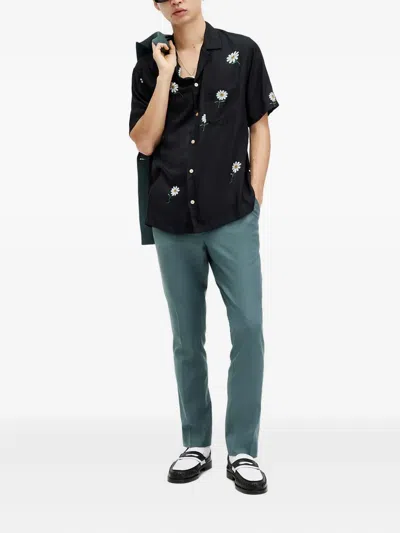 Allsaints Moad Trousers In Blue