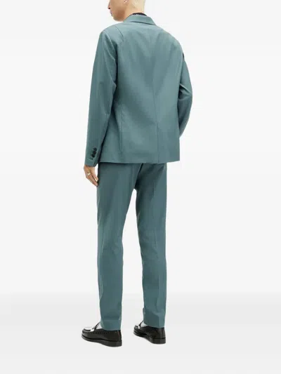 Allsaints Moad Trousers In Blue