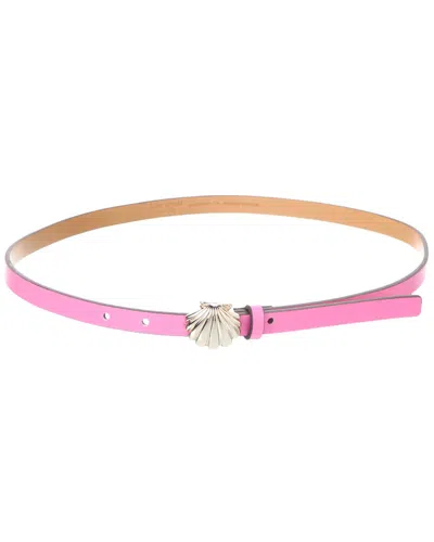 Kate Spade New York 15mm Mini Shell Leather Belt In Pink