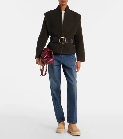 Bogner Turin 6 Shearling-trimmed Suede Ankle Boots In Neutral