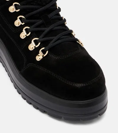 Bogner 50mm Lace-up Trim-detail Boots In Black