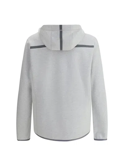 Brunello Cucinelli Stylish Hoodie Logo Design In Gray