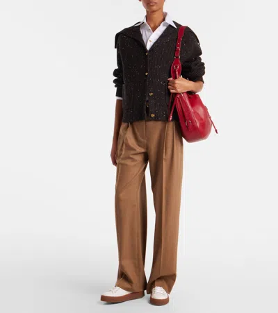 Bogner Lucerne Shearling-lined Leather Sneakers In White