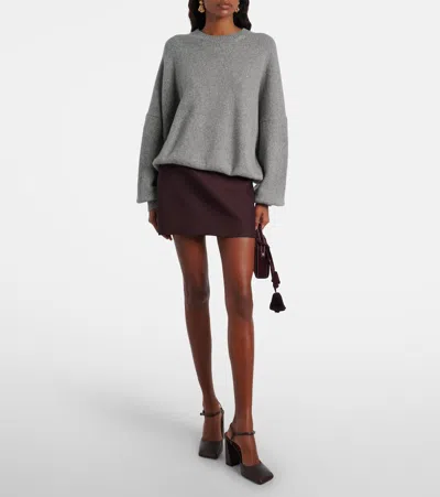 Amina Muaddi Charlotte Pumps In Brown