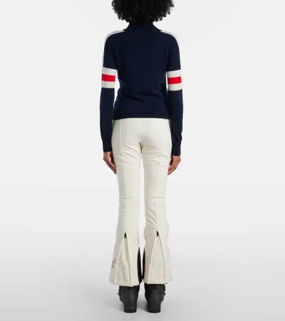 Perfect Moment Womens Neve Turtleneck Merino-wool Ski Jumper Black Xs