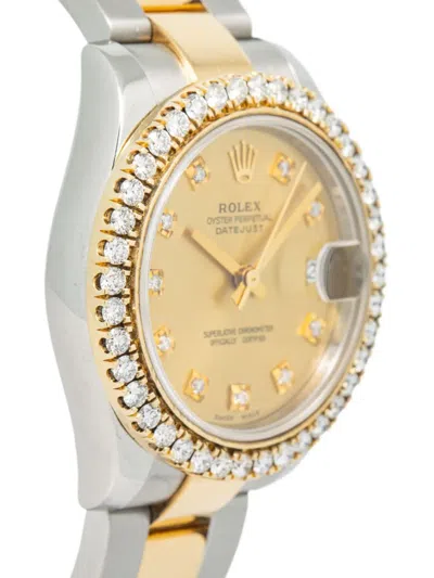 Pre-owned Rolex Datejust 31mm In Yellow