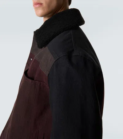 Loewe Dnim Jacket Jackets Black In Brown