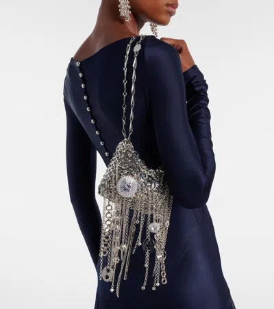 Rabanne 1969 Nano Judy Blane Bag In Silver In Silver