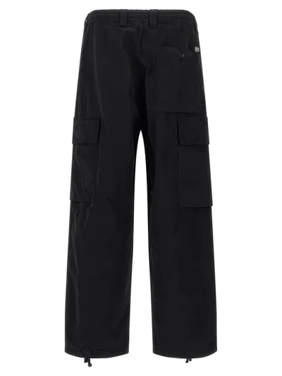 C.p. Company Cargo Microreps Pants In Black