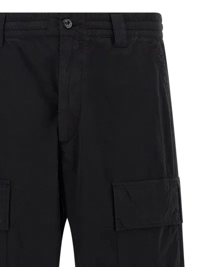C.p. Company Cargo Microreps Pants In Black