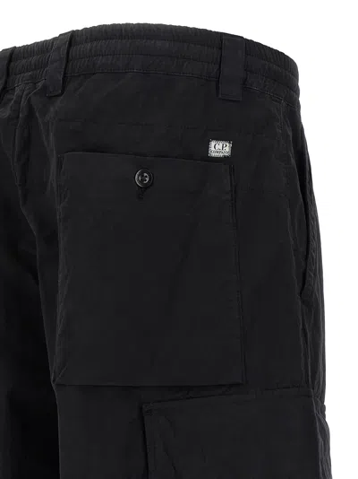 C.p. Company Cargo Microreps Pants In Black