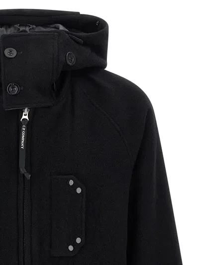 C.p. Company C. P. Company Wool Jacket In Black