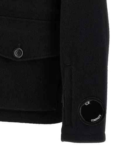 C.p. Company C. P. Company Wool Jacket In Black