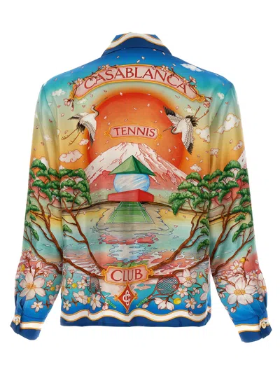 Casablanca Men's Tennis Club Shirt In Multi