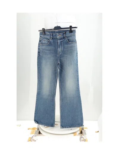 Celine Women Bootcut Jeans In Blue