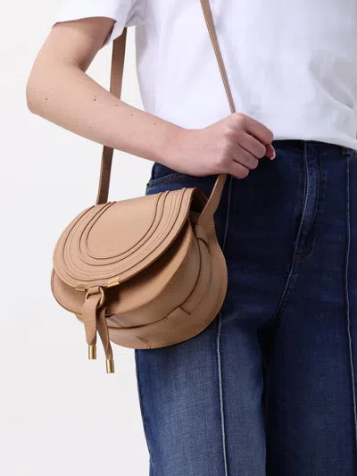 Chloé Chloe Mini Bag Woman Beige In White