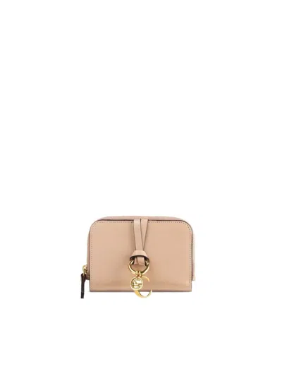 Chloé Small Wallet Featuring Alphabet Design In Multi