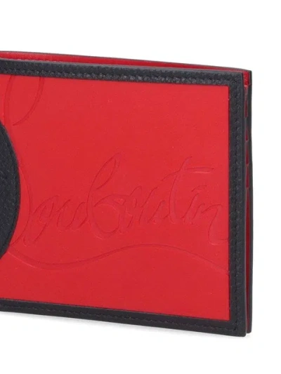 Christian Louboutin Men "coolcard" Wallet In Black