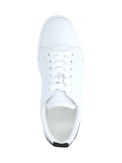 Christian Louboutin Fun Louis Junior Sneakers In White