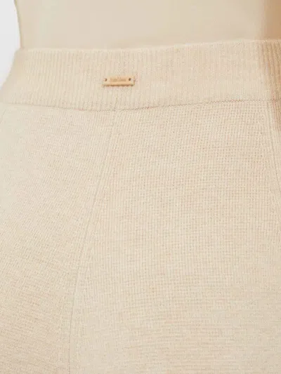 Max Mara Wool And Cashmere Trousers In Neutral