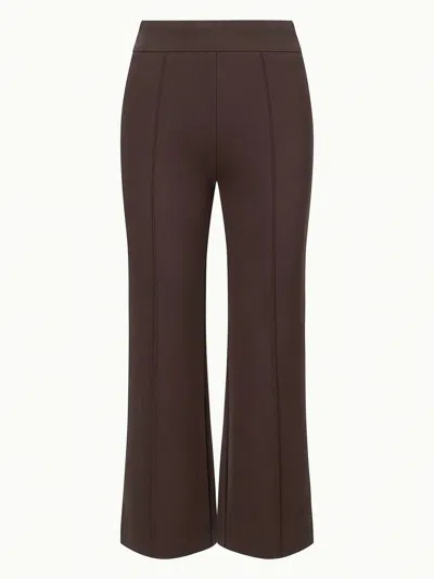 Staud Pantalone Knack Dark Chocolate In Brown