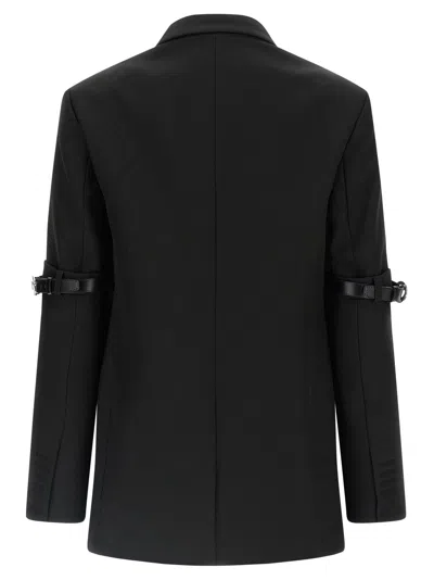 Coperni Single-breasted Long-sleeve Blazer In Black