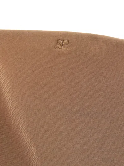 Courrèges Courreges Women Lingerie Bustier Bodysuit In Brown