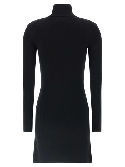 Courrèges Courreges Women Wool Knit Dress In Black