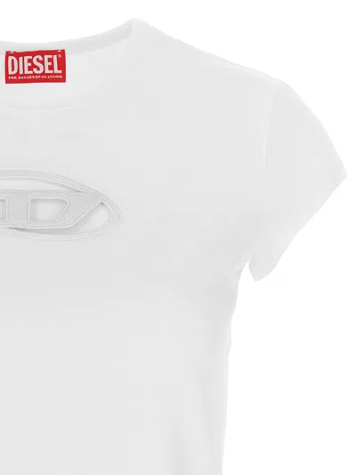 Diesel Women T-angie T-shirt In White