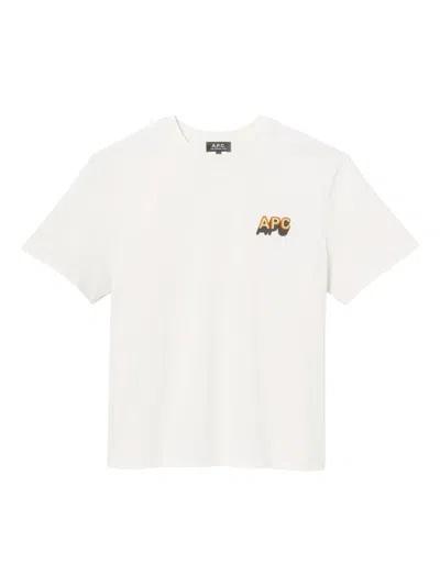 Apc T Shirts Neutral In White