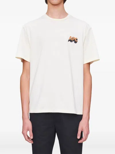 Apc T Shirts Neutral In White
