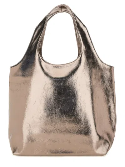 Apc A.p.c. Silver Shoulder Bag In Silver