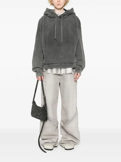 Acne Studios Long-sleeved Sweater In Gray