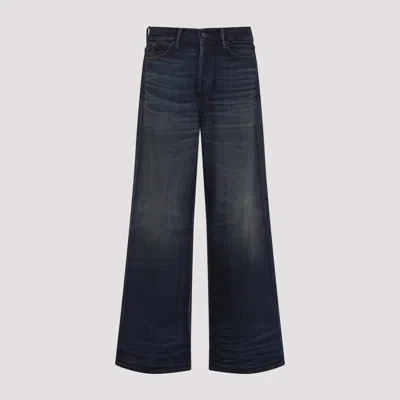 Acne Studios Dark Blue Cotton Trafalgar Jeans In Multi