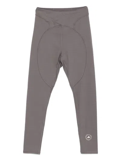 Adidas By Stella Mccartney Logo Leggings In Brown