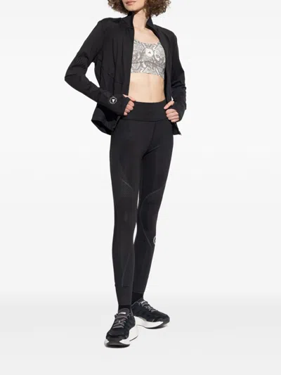 Adidas By Stella Mccartney Printed Gym Bra In Multi