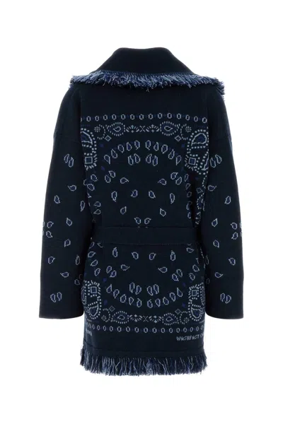 Alanui Embroidered Cashmere Bandana Cardigan In Multi