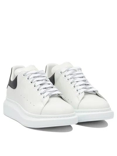 Alexander Mcqueen Leather Upper And Rubber Sole Sneaker In White