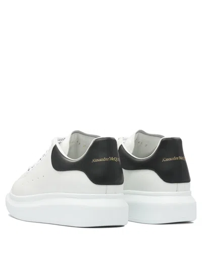 Alexander Mcqueen Leather Upper And Rubber Sole Sneaker In White