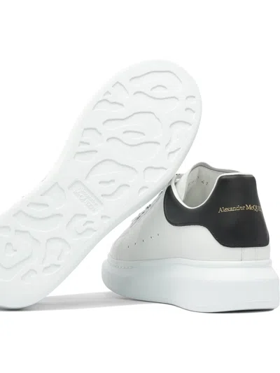 Alexander Mcqueen Leather Upper And Rubber Sole Sneaker In White