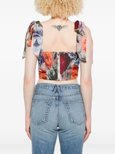 Alice And Olivia Alice + Olivia Haven Bustier Top In Multi